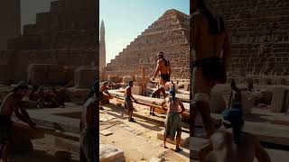 How Pyramids were built in ancient Egypt shorts ancient pyramidsofegypt history myth [upl. by Azyl]