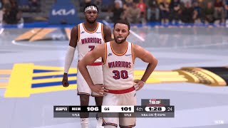 NBA 2K25 Emirates NBA Cup 🏆 Mode  WARRIORS vs GRIZZLIES FULL GAME HIGHLIGHTS [upl. by Soiritos456]