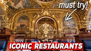 Paris Most ICONIC Restaurants You MustTry Once [upl. by Ojeitak252]