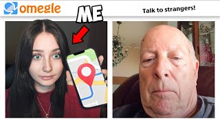 Telling Creeps Their Own ADDRESS on Omegle [upl. by Furr]