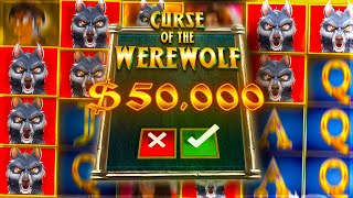 50000 BONUS BUYS  Curse of the werewolf MEGAWAYS [upl. by Yllod]