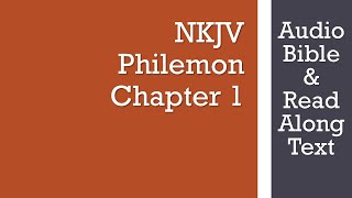 Philemon 1  NKJV  Audio Bible amp Text [upl. by Cordelie]