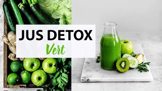 jus detox vert avec extracteur super goût I Sweetly Cakes [upl. by Pavlov460]