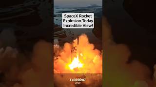 SpaceX Starship Rocket Booster Explodes shorts [upl. by Llij305]