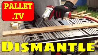 How to Safely Dismantle Pallets for Repurposing and Recycling [upl. by Nashom]