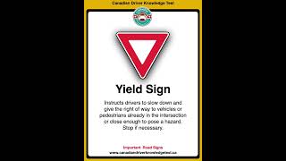 Essential Road Signs You Must Know for Your Driving Test  Canadian Driver Knowledge Test [upl. by Aviv652]