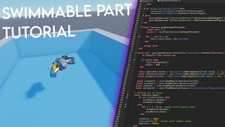 How to make a Swimmable Part Roblox Studio [upl. by Schwartz]