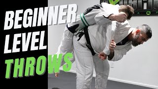 JiuJitsu Fundamentals  Basic Throwing Techniques for Beginners [upl. by Nirag539]