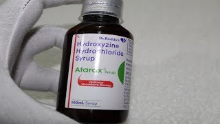 Atarax Syrup Review  Hydroxyzine Hydrochloride Uses Side Effects [upl. by Latin]