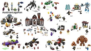 All boxed Lego Batman Movie Sets 1st Wave 2017  Lego Speed Build Review [upl. by Stevana]