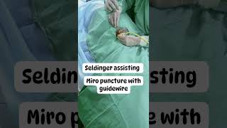 Assisting seldinger technique  ante grade approach [upl. by Jaf]