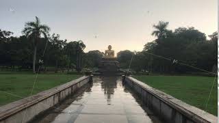 Colombo Sri lanka November 20 2019 7 F R Senanayake Mawatha Viharamahadevi Park Buddha view [upl. by Eidoow]