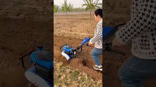 Potato Planting Rigging and Film Sowing soil cultivation machinery 👍🏻 [upl. by Ynafets]