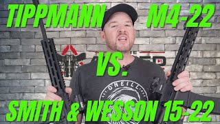 Tippmann M422 Elite vs Smith amp Wesson 1522 [upl. by Aseeram]