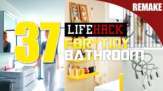 37 Small Bathroom makeover ideas Remake [upl. by Moffit258]