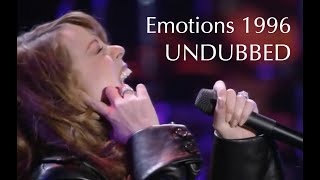 Mariah Carey  Emotions 1996 FULL UNDUBBED Performance [upl. by Ahsilek]