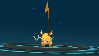 CP684 Pikachu Evolving Into Raichu in Pokémon GO [upl. by Anerul]