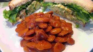 Slow Cooker Baked Beans Picnic Butter Beans Recipe [upl. by Galan178]