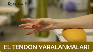 El Tendon Yaralanmaları Sonrası Egzersizler [upl. by Okikuy]