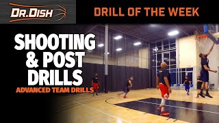 Advanced Team Shooting and Post Drills with Dr Dish [upl. by Elkin]