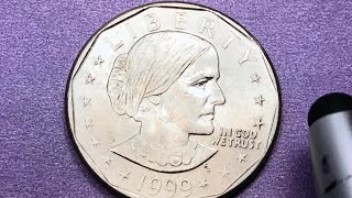 1999 US Susan B Anthony Dollar Coin  United States [upl. by Sochor]