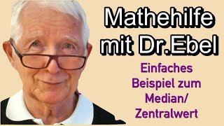 Einfaches Beispiel zum Median Zentralwert [upl. by Juliet]