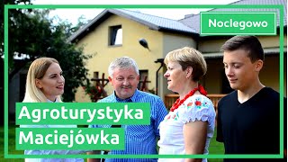 Agroturystyka Maciejówka  noclegi w Starym Pudłowie k Poddębic Noclegowotv [upl. by Prem931]