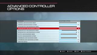 Forza 5  Best Settings For The Controller [upl. by Annoyt918]