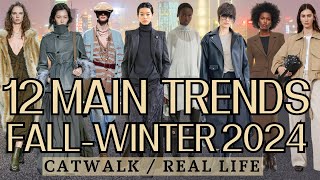 12 Main Fashion Trends FallWinter 2024 [upl. by Rieger]