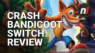 Crash Bandicoot N Sane Trilogy Nintendo Switch Review [upl. by Tterrej321]