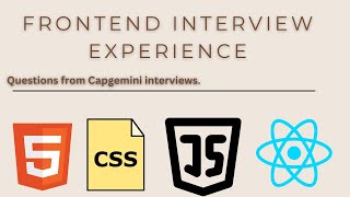 Freshers Frontend Interview MOCK  JavaScript 🎉  ReactJS Interview Most Asked Questions 2024 [upl. by Susejedairam]