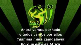 Waka Waka Esto Es Africa  Shakira Lyrics [upl. by Buff]