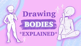 🌸 How I Draw Bodies 🌸  easy amp step by step [upl. by Eihtur399]