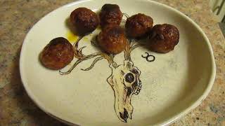 Spanish Style Meatballs  Aldi  £249p  Food Review  Spanish Cuisine [upl. by Wilburn]