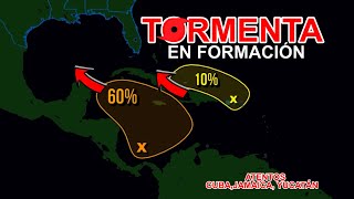 🚨🚨 ALERTATORMENTA PATTY SE FORMARIA EN EL CARIBE OCCIDENTAL ATENTOS CUBA YUCATÁN Y JAMAICA 🚨🚨 [upl. by Treb]