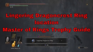 Dark Souls III  Lingering Dragoncrest Ring location Master of Rings Trophy [upl. by Cormick]