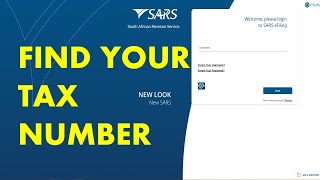 How to find your SARS tax number easiest method online [upl. by Netsew997]