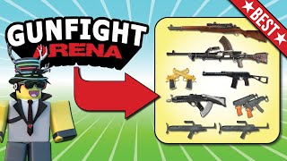 BEST gamepass GUNS in Roblox Gunfight Arena [upl. by Michiko640]