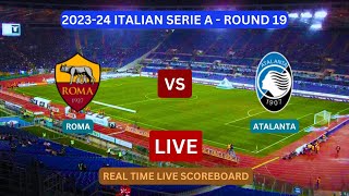 Roma Vs Atalanta LIVE Score UPDATE Today Serie A Round 19 Soccer Football Match Jan 07 2024 [upl. by Asilad]