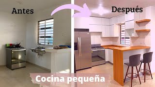 TRANSFORMACIÓN DE MI COCINA Infonavit 🏡 cocina pequeña  Mari Rade [upl. by Alrrats]