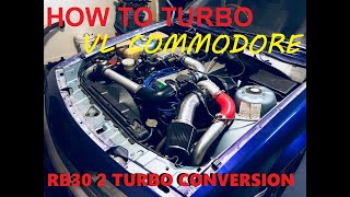 How to turbo Vl commodore rb30 na to turbo nistune [upl. by Anelleh]