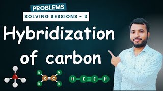 Hybridization of carbon  Calculation trick  class 11  12  NEET and JEE  Organic chemistry [upl. by Banerjee718]