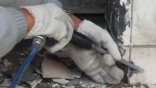 GPW4500 Air Hammer for Removing Tiles [upl. by Westphal]