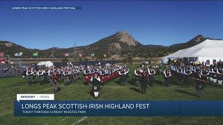 ScottishIrish Highland Fest this weekend in Estes Park [upl. by Annuhsal]