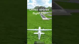 CVR aviation planespotting landing unitedairlinesflight232 turbopropflightsimulator [upl. by Timus426]