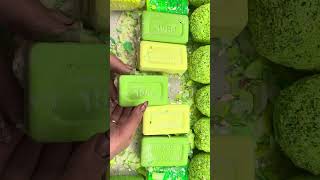 Oddly satisfying soap crushing foam boxes ASMR shorts [upl. by Ayoras386]