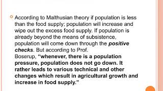 Boserup Theory [upl. by Edris696]