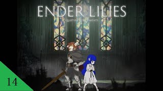 Lets Play Ender Lilies Part 14  The stockade [upl. by Esineg]