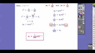 More Constructing Geometric Sequences  Module 142 Part 2 [upl. by Ennaecarg]