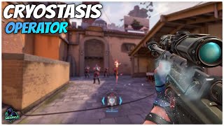 CRYOSTASIS Operator Gameplay  Ace  Finisher   VALORANT [upl. by Repsaj]